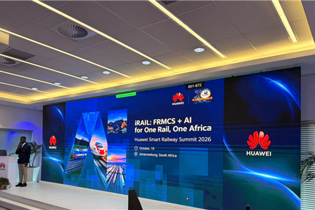 Delegação angolana do MINTRANS participa hoje, 19 de outubro, em Joanesburgo, no Huawei Smart Railway Summit 2026