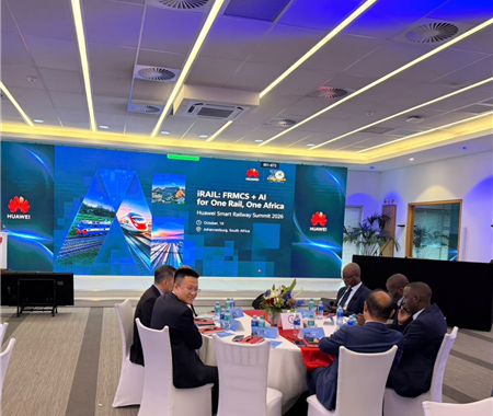 Delegação angolana do MINTRANS participa hoje, 19 de outubro, em Joanesburgo, no Huawei Smart Railway Summit 2026 