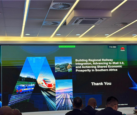 Delegação angolana do MINTRANS participa hoje, 19 de outubro, em Joanesburgo, no Huawei Smart Railway Summit 2026