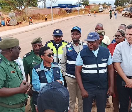  Delegação multissectorial realiza visita técnica ao novo Posto Fronteiriço do Luvo no âmbito do Projecto Diversifica Mais 